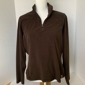 Columbia fleece pullover with zipper